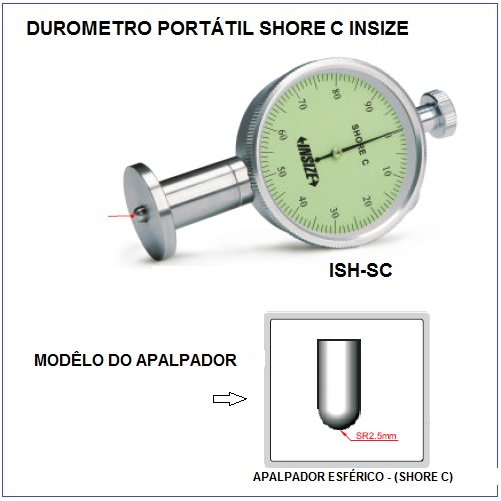 Durômetro Shore C