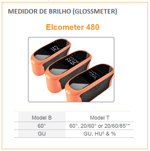 MEDIDOR DE BRILHO (GLOSSMETER) 20/60/85Gr Elcometer