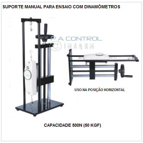 SUPORTE MANUAL PARA DINAMÔMETRO 500N