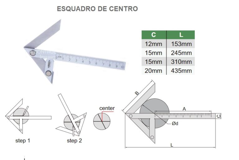 Esquadro de Centro